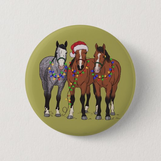 Horst Lover Weihnachtstierzucht Button (Vorderseite)