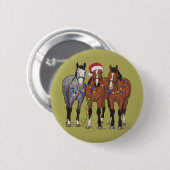 Horst Lover Weihnachtstierzucht Button (Vorne & Hinten)