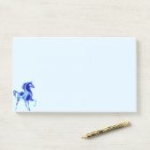 Horst Post it Notes - blau Post-it Klebezettel (Auf Schreibtisch)
