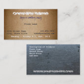 Horst Visitenkarte (Vorne/Hinten)