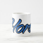 Horst Vorname Name blue Tasse Kaffeetasse (Mittel)