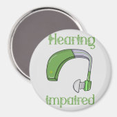 Hörstörungen Magnet (Vorderseite/Rückseite)