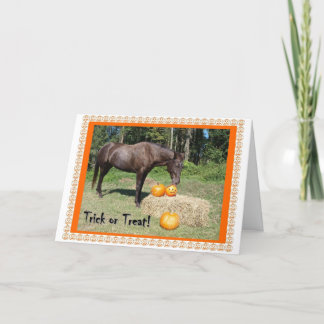 Horsy Halloween Karte