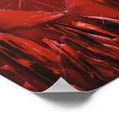 Hört Anzug Poker Spielkarten Poster (Ecke)