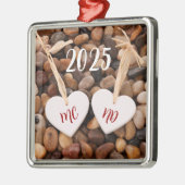 Hört auf einem Kiesstrand Ornament (Links)