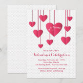 Hört auf einer String-Con Amore Einladung (Vorne/Hinten)