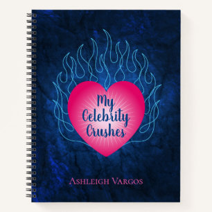 Hört auf Feuer Celebrity Crushs Notizblock