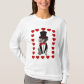 Hört auf Feuer für euch Poodle Ladys Thirt T-Shirt (Vorderseite)