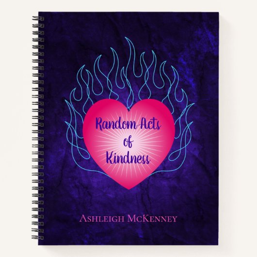 Hört auf Feuer zufällige Handlungen der Kindheit Notizblock (Vorderseite)