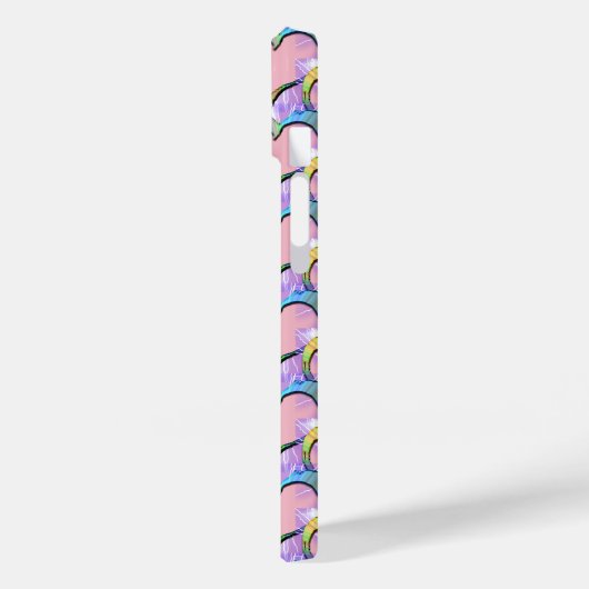 Hört auf Herz Psychedelic Muster iPhone Case (Rückseite / Links)