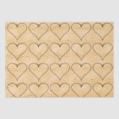 Hört auf Kabel-Strick Seidenpapier (Vorderseite)