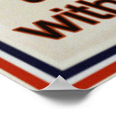 Hört auf, mit eurem Bruder zu kämpfen Poster (Ecke)