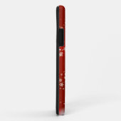 Hört auf rotem Hintergrund Case-Mate iPhone Hülle (Hinten/Rechts)