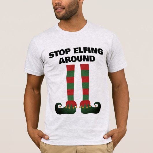 Hört auf, sich um lustiges Weihnachts-Shirt für ih T-Shirt (Vorderseite)