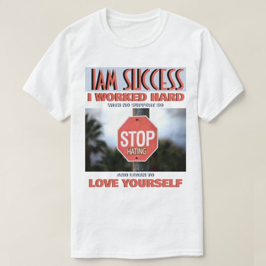 HÖRT AUF ZU HASSEN T-Shirt (Design vorne)