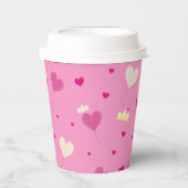 Hört Ballon und Kronen. Pappbecher (Vorderseite)