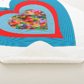 Hört eine weiße Sherpa-Decke mit personalisiertem Sherpadecke (3/4)