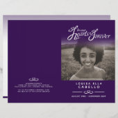 Hört ewig Beerdigung Programmordnung des Dienstes (Vorne/Hinten)