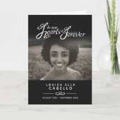 Hört ewig Beerdigungsservice Programm schwarz (Vorderseite)