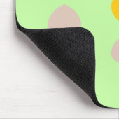 Hört Formen auf hellgrün Mousepad (Ecke)