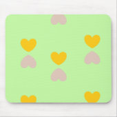 Hört Formen auf hellgrün Mousepad (Vorne)