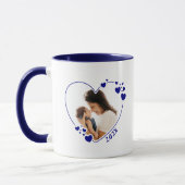 Hört Foto Frame Tasse Navy Blue (Links)