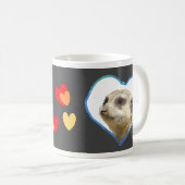 Hört Foto Kaffee Tasse Schwarz (VorderseiteRechts)