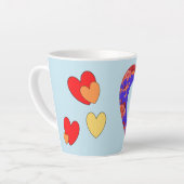 Hört Fotomaterial Cust. BG Latte Tasse (Linke Ecke)