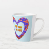 Hört Fotomaterial Cust. BG Latte Tasse (Rechts)