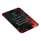 Hört im Sandstrand Hochzeitstisch am Strand Magnet (Rechte Seite)