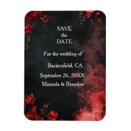 Hört im Sandstrand Hochzeitstisch am Strand Magnet