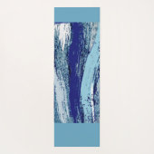 Hört in den Schattierungen der ozeanischen Blues u Yogamatte (Rückseite)