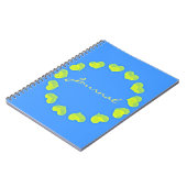 Hört in einem Zirkel über das Turquoise Journal-No Notizblock (Linke Seite)