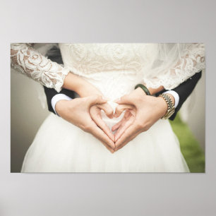Hört in unseren Händen Hochzeit Poster
