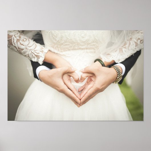 Hört in unseren Händen Hochzeit Poster (Vorne)