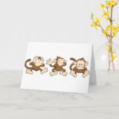 Hört kein Böse, seht kein Böse, sprecht keine böse Karte (Gelbe Blume)