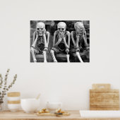 Hört kein Übel, sprecht kein Übel, seht kein Übel Poster (Küche)