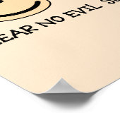 Hört keine bösen Affen Poster (Ecke)