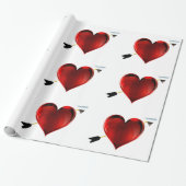 Hört mit Chrome-Pfeilen-Papier Geschenkpapier (Ungerollt)