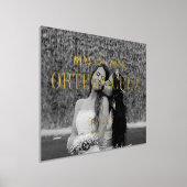 Hört Mrs. & Mrs. Last Name Lesbian Wedding Foto Foliendrucke (Ablage )