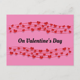 Hört Musiknoten Postkarte