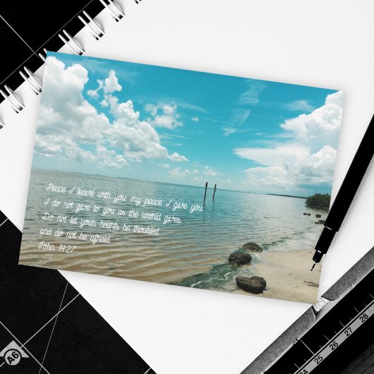 Hört nicht auf Christliche Grußkarte Einladung