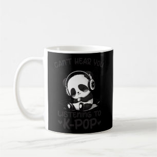 Hört nicht auf Kpop Panda K-Pop Merch Kaffeetasse