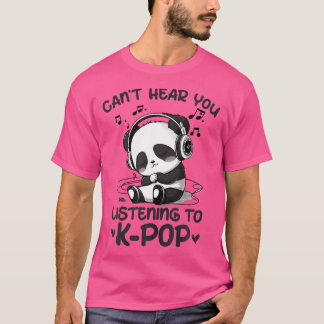Hört nicht auf Kpop Panda K-Pop Merch T-Shirt