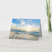 Hört nicht bedrängt Peace Scripture Card Karte (Vorderseite)