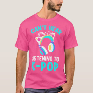 Hört nicht, dass ich Kpop Rabbit K-Pop Mer höre T-Shirt