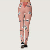 Hört Pfeile handgefertigt. Leggings (Rückseite)