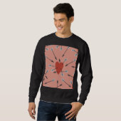 Hört Pfeile handgefertigt. Sweatshirt (Vorne ganz)