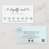 *~* Hört QR-LOGO-Prämien Vielen Dank Treuekarte (Vorne/Hinten)