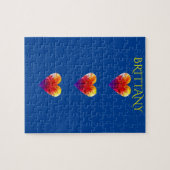 Hört Rätsel mit personalisiertem Namen. Puzzle (Horizontal)